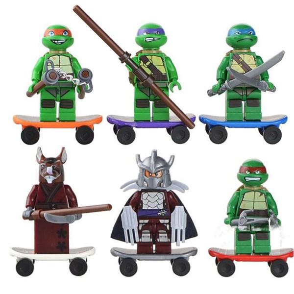 ninja turtle minifigures